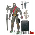 GI Joe figura - Iron Grenadier V3 Cobra ninja kommandós katona figura karddal, géppisztollyal, felsz