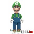 KNex Nintendo Super Mario figura - Luigi minifigura 4-5-es mozgatható, kompatibilis figura, S5 - Új