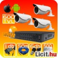  Olcsó! 700TVL kamerákkal biztonsági kamera rendszer
