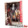 Terminator figura - Terminator Endoskeleton figura gépágyúval, pixelart csomagolásban - NECA
