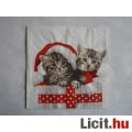 Eladó szalvéta - karácsonyi cicák