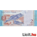 2  Bolívares 2007 Venezuela Új Enyhén Hajtott