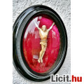 Eladó 57. IGAZOLÁSSAL! Antik 170 éves  ELEFÁNTCSONT Jézus Krisztus (14cm), k