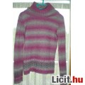 Eladó Pink szürke gyapjú garbó pulóver Ausztriából egyedi!
