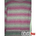 Pink szürke gyapjú garbó pulóver Ausztriából egyedi!