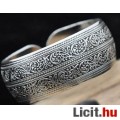 Eladó Tibeti ezüst karkötő, karperec 2,5 cm széles!