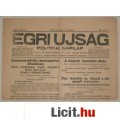 Eladó EGRI UJSÁG -1915 - XXII. évf. 308. sz. - GYŰJTŐKNEK!