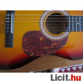 Klasszikus-akusztikus gitár védő koptató márványos, piros és sötét