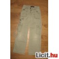 hímzett kérmszínű Fortunate jeans nadrág,méret:128