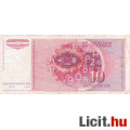 10 Dinár 1990 Jugoszlávia