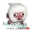 Minecraft figura - 7-10cm Baby Sheep / fehér Bárány mini plüss játék figura akasztóval - Új