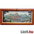 Német nagyvárosok látképei 16.-18. századi színes rézkarcokon, 9db. üv