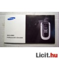 Eladó Samsung X660 Felhasználói Útmutató (2005) Magyar