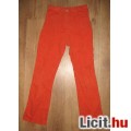 Narancs bársony lányka nadrág,méret:152