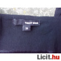 # TALLY WEIJL Fekete-bordó elegáns mini ruha 38-as