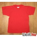 piros lányka póló,méret:122/128