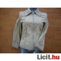 Bézs újszerű női "velúr" kabát (M-XL)