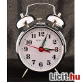 City Time 823 RETRO FELHÚZÓS CSÖRGŐÓRA, EZÜST SZÍN