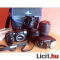 Eladó Nikon F60 fényképező vakuval, 2db. objektívvel, táskával