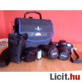 Nikon F60 fényképező vakuval, 2db. objektívvel, táskával