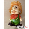 Retró, "Karlsson-on-the-Roof" Nagyméretű (24cm magas) gumi mesefigura