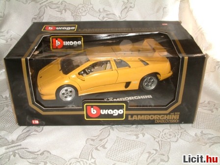  Lamborghini Diablo 1990 Bburago 1:18 ÚJ Az ingyenes aukciós  piactér - licit, aukció, árverés, eladás, eladó, vásárlás, adás, vétel, ad,  vesz, apróhirdetés, bazár, új, használt, kínál, keres