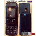 Nokia 5200 komplett ház, fekete, gyári minőség
