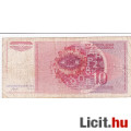 10 Dinár 1990 Jugoszlávia