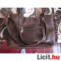 Eladó Szép újszerű barna műbőr női táska vállra is akasztható * MPL 1195