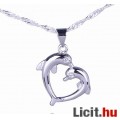 925 Sterling ezüst delfin medál.