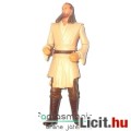 10cmes Star Wars figura - Qui Gon Jiin Jedi Mester figura köpeny nélküli megjelenéssel - El?zmény Tr