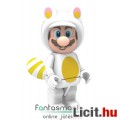 KNeNintendo Super Mario figura - White Tanooki Mario minifigura 4-5-es mozgatható, kompatibilis figu
