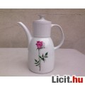 Bareuther Waldsassen rózsás porcelán kávés kanna