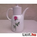 Bareuther Waldsassen rózsás porcelán kávés kanna