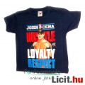 eredeti WWE Pankráció - póló John Cena HLR minta, 3-4 éves gyermek méret - Hustle, Loyalty, Respect