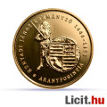 Eladó Hunyadi János Aranyforintja 13.964 gr Piedfort 50.000 Ft Aranyérem